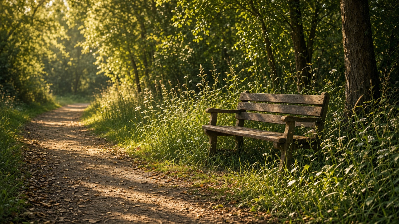 A woodland path